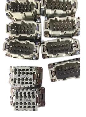 HARTING连接器09330102616公芯HAN-10ES-M弹片式16A/500V浩亭原装