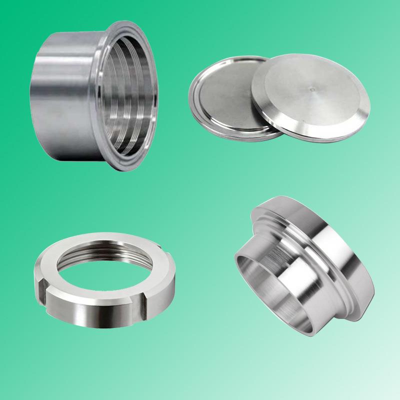 GREATFLEX不锈钢接头配件螺纹套筒堵头闷盖DIN螺母焊接衬垫