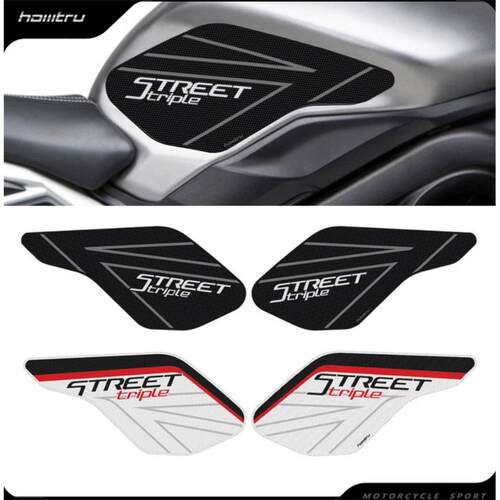 适用凯旋青蛙王子StreetTriple13-22油箱保护防刮防滑侧贴