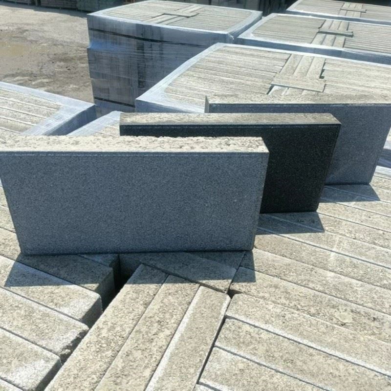 pc仿石透水砖 仿花岗岩透水砖 仿芝麻灰白黑混凝土水泥地铺渗水砖