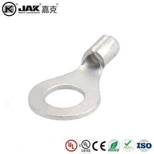 RNB1.25 5S紫铜端子冷压接线端子O型圆形裸头无绝缘护套有认证KST