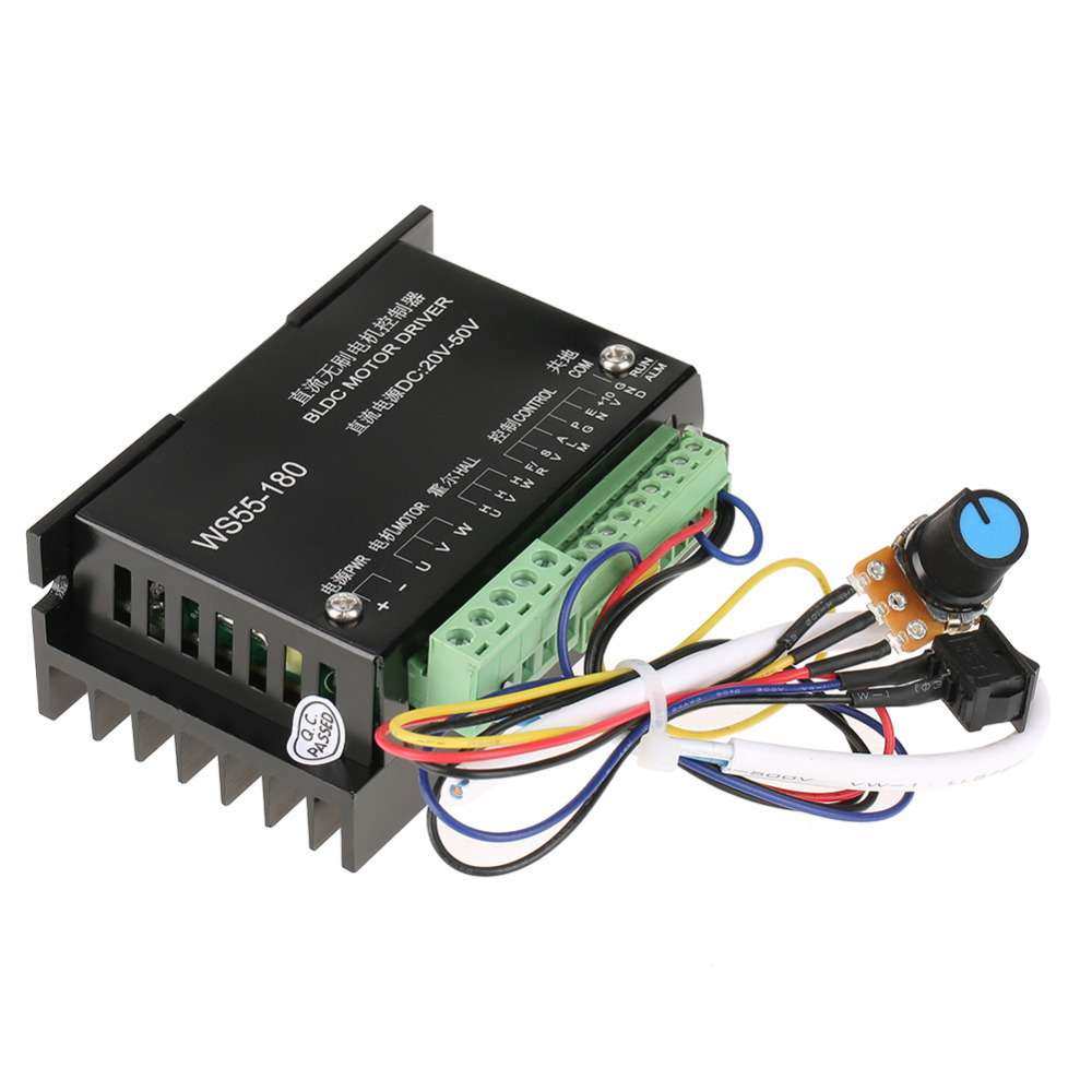 WS55-180 DC 20V-50V CNC Brushless Spindle BLDC Motor Driver