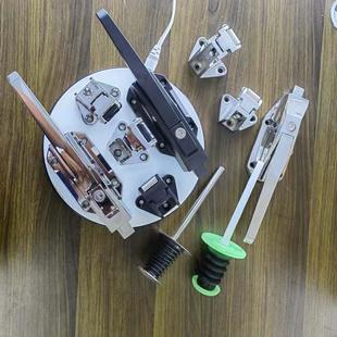 集装 碰锁冷库内外开逃生锁黑色 箱改装