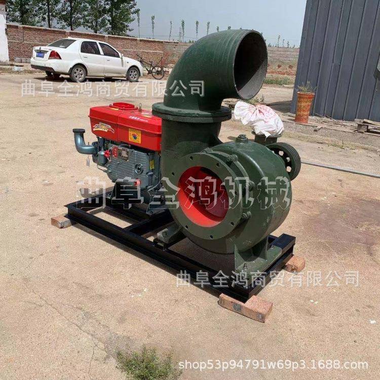 12寸混流泵市政工程980方大流量自吸泵农田浇地抗旱抽水泵