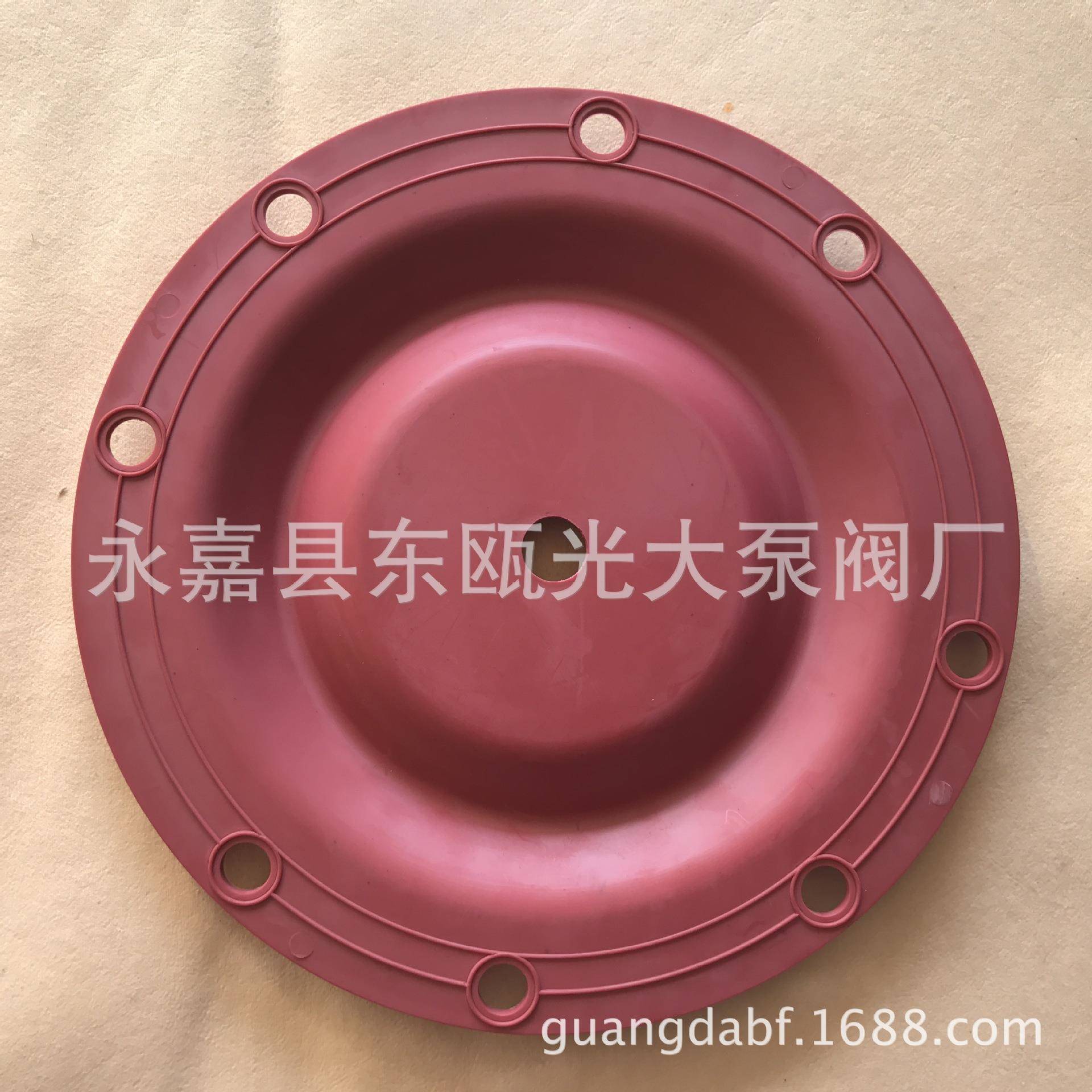 胜百德马拉松隔膜泵配件S1FB非金属泵隔膜片286-107-354红胶膜片