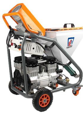 奇品喷涂机智能防水火冷低油沥青漆K11JS水泥拉毛隔音涂料喷涂机