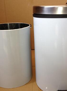 垃圾桶船舶阻燃脚踏镀锌不锈钢内胆防火船用邮轮不锈钢密封底50L6