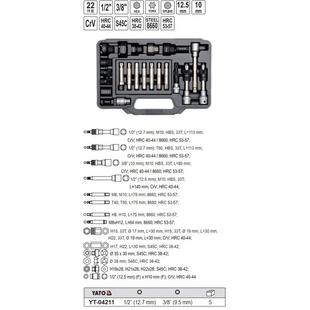 易尔拓原装 04211 汽修汽保工具22件发电机拆卸组套发电机组维修YT