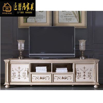 亚历山大意大利家具维罗纳系列电视柜实木手绘电视柜客厅卧室柜
