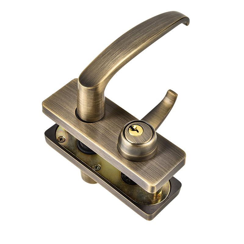 纯铜门锁卧室门锁室内房间门锁卫生间现代简约青古把手锁