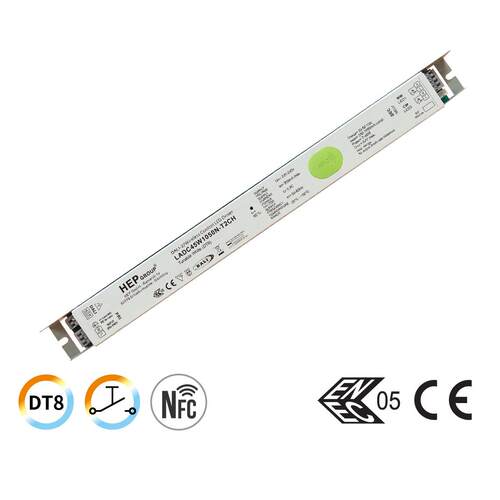 德国HEPDALIDT8线条型调光调色温恒流驱动电源NFC功能LADC45W