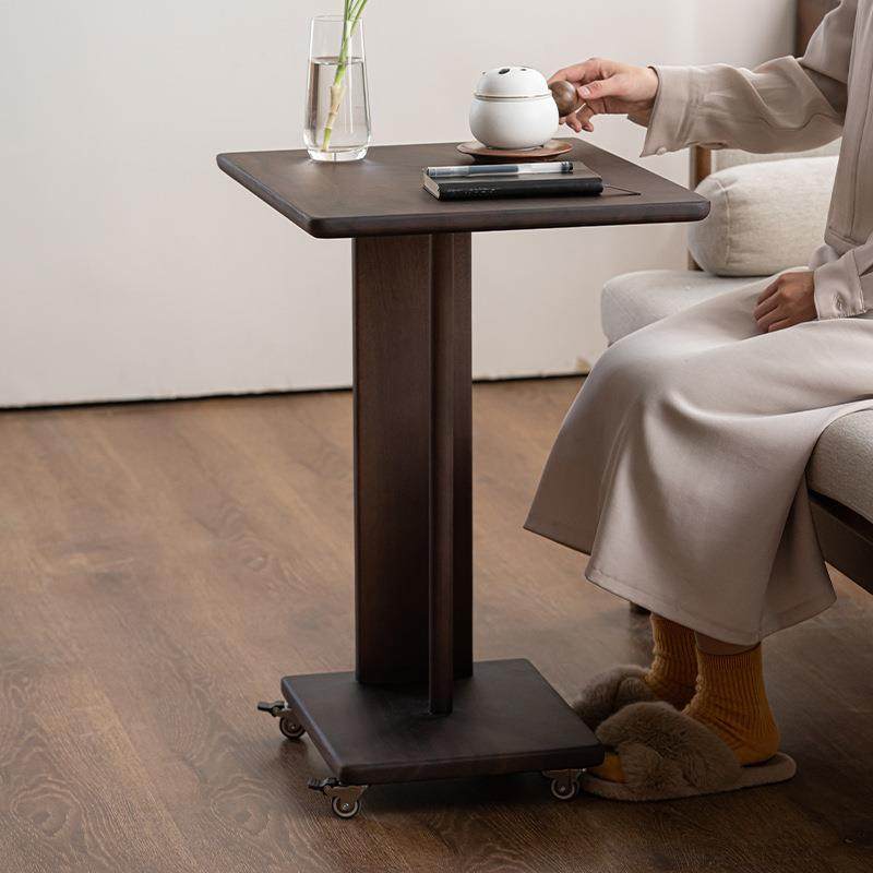 胡桃木可移动边柜边几沙发角几简约家用置物架阳台泡茶小茶桌子,电子/电工,接线端子,淘宝优惠券,粉丝福利购,淘宝优惠卷