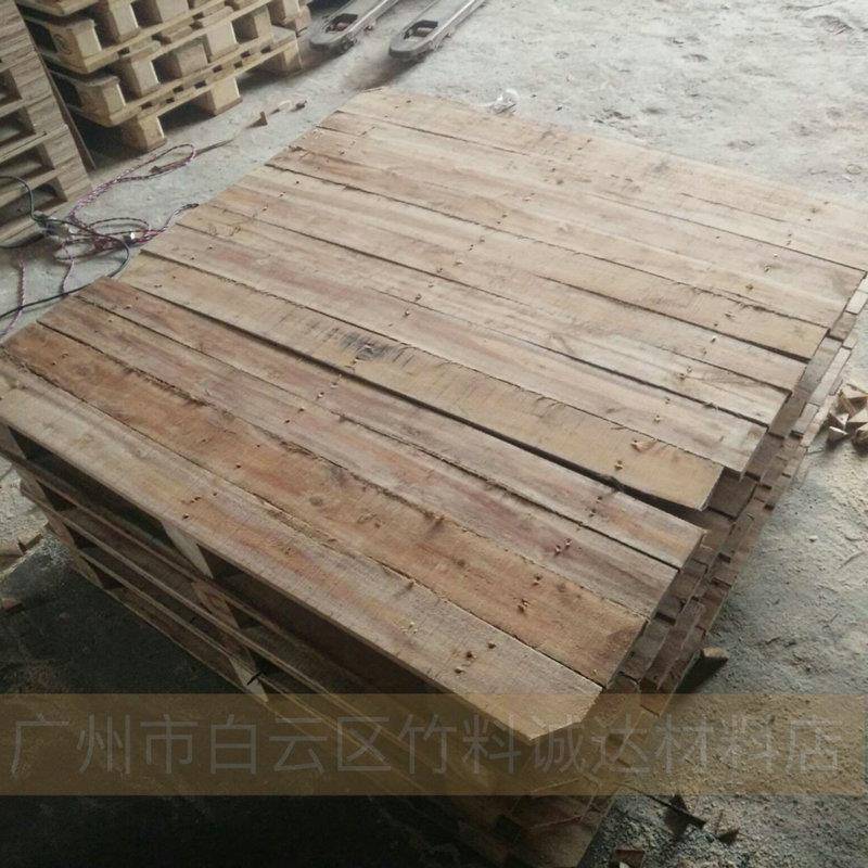 厂家木质卡板托盘物流仓库周转地台板免熏蒸叉车叉口木架板