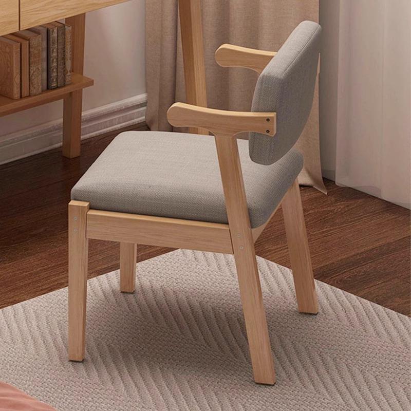 实木餐椅家用书桌椅简约卧室凳子休闲书房办公电脑椅学习椅子靠背