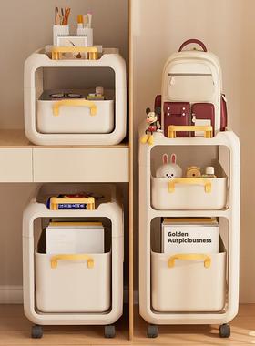 可移动抽屉式小推车多功能书本置物架多层书本收纳架简约书架加厚