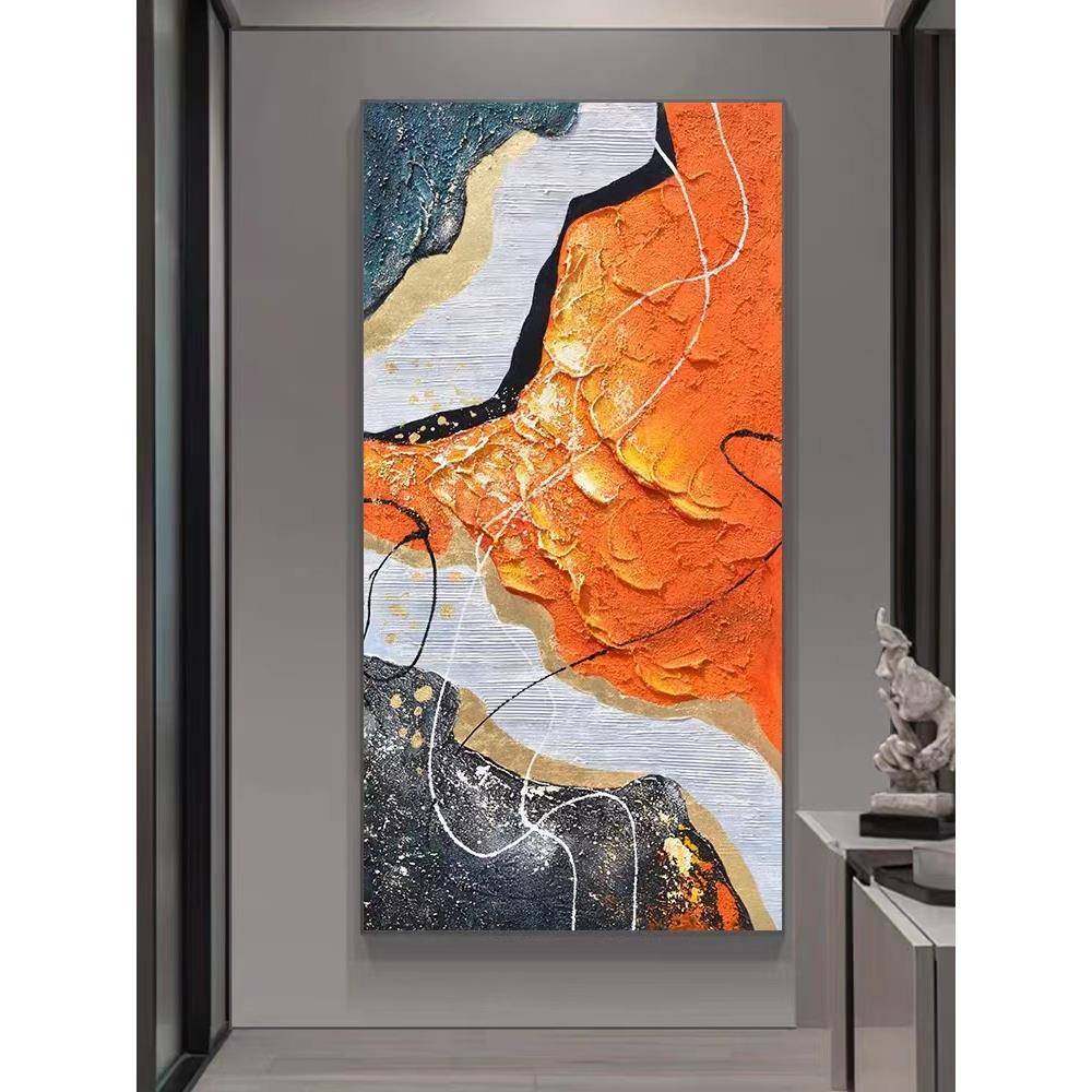 纯手绘抽象立体肌理油画现代落地画客厅玄关入户挂画大尺寸装饰画,纺织面料/辅料/配套,纺织机械配件,淘宝优惠券,粉丝福利购,淘宝优惠卷