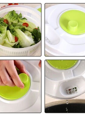 Salad Spinner Lettuce Greens Washer Dryer Drainer Crisper St