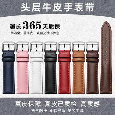 适配卡西欧手表带小方块剑鱼BEM501/506针扣蝴蝶扣真皮男女款原装