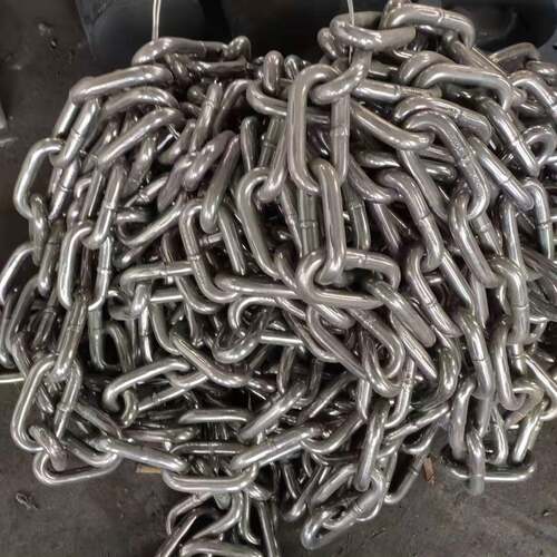 高强度AIJ锰钢圆环链机条斗式升链条起重机吊装加粗管链提输送链