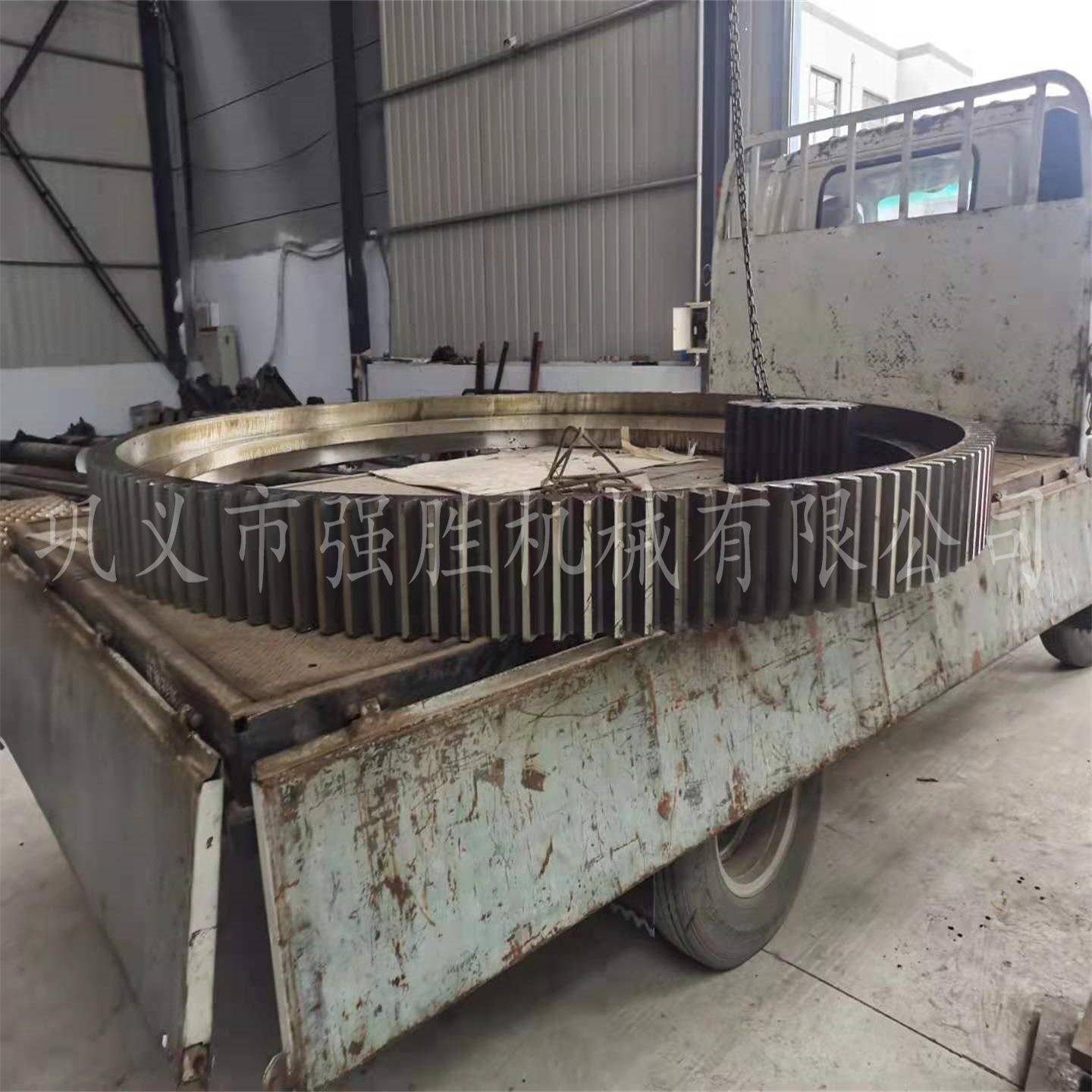 烘干机配件大小齿轮滚圈轮带托轮挡轮常年出售