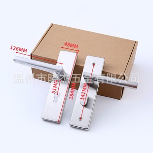 不锈钢单舌净化无尘车间门锁彩钢板专用门锁活动室工程执手锁