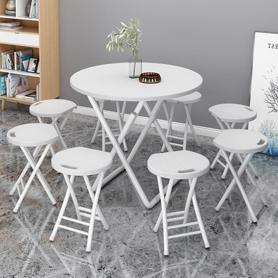 折叠凳子便携塑料小马扎加厚家用高凳简易圆凳户外小板凳折叠椅子