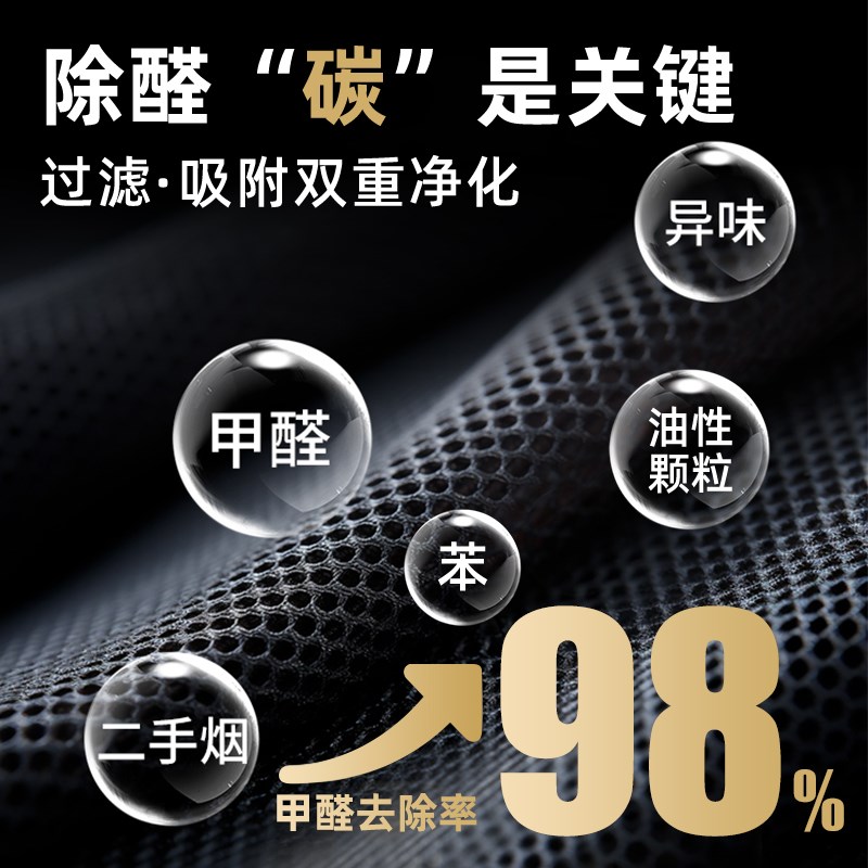 KP95活性炭防甲醛专用口罩孕妇办公室装修厨房油漆工防油烟二手烟