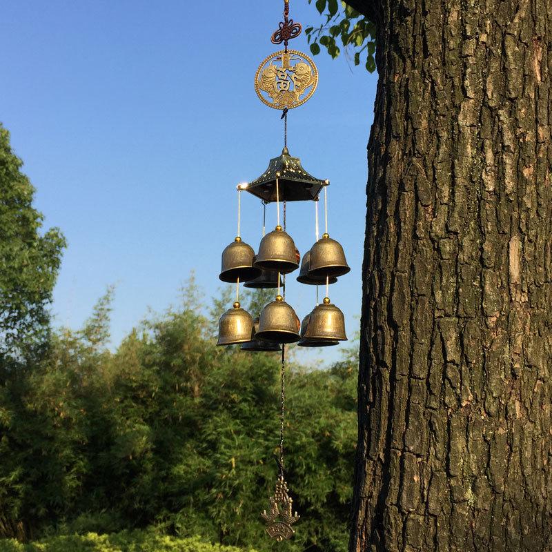 门铃手工挂饰儿童饰家居金属风铃礼门卧室房间居家挂件创意女生