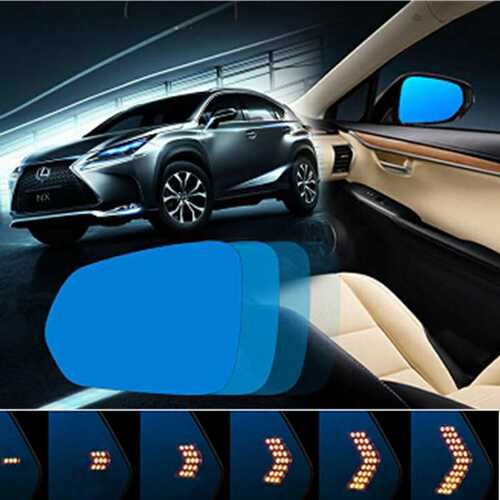 适用18LEXUS NX/RX加热流水转向防炫目倒车后视蓝镜后照镜倒车镜