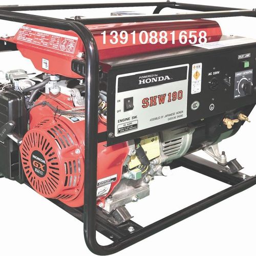 SHW190汽油发电电焊机组 SHW190汽油发电电焊机手启动
