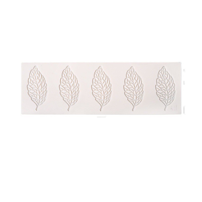 蕾丝垫翻糖蛋糕模具树叶珊瑚树枝模具硅胶巧克力滴胶模具烘焙
