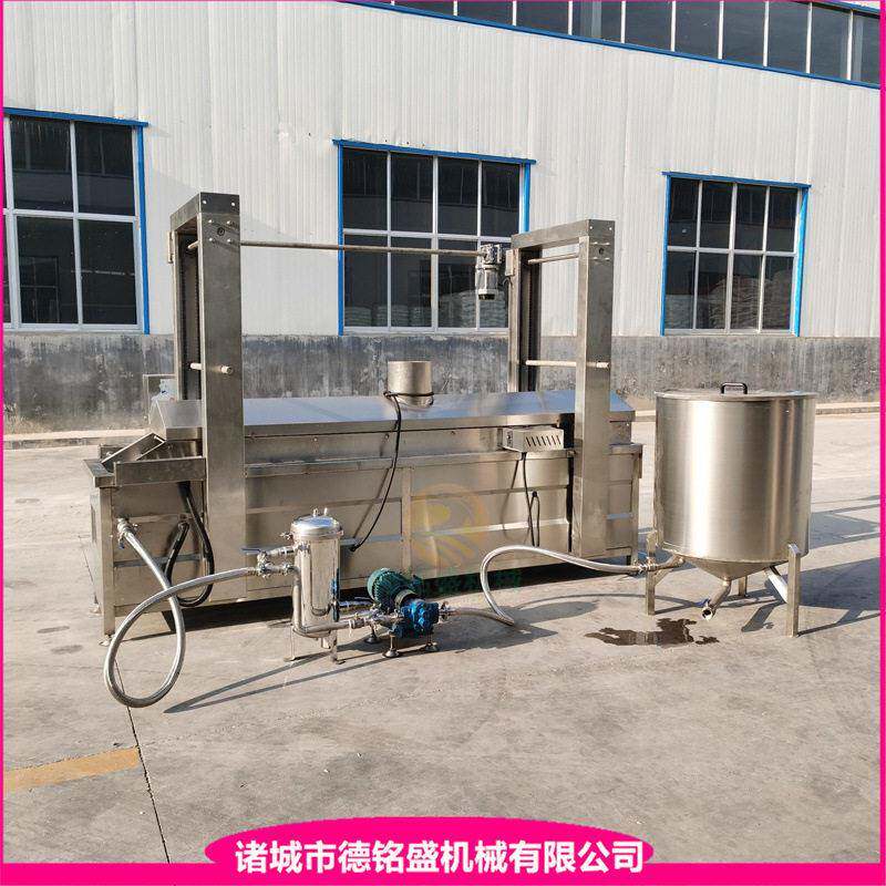 循环过滤炸油条机器 波轮式电加热早餐油条油炸机 软麻花油炸线