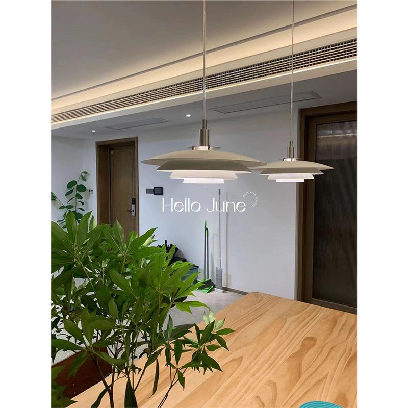 丹麦设计师ph5餐厅吊灯北欧现代简约吧台创意中古包豪斯飞碟吊灯