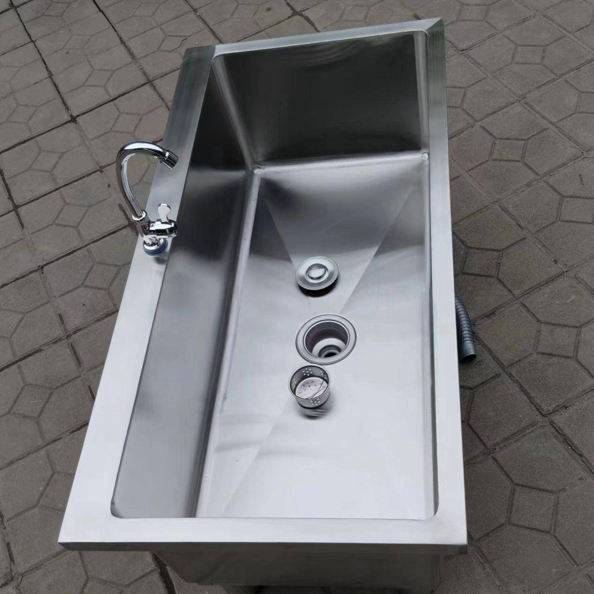 【折扣价】不锈钢拖把池家用饭店工厂学校拖把池不锈钢水槽阳台洗