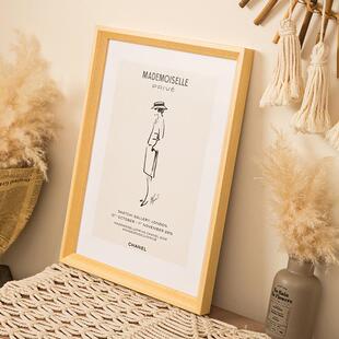 【折扣价】实木大相框挂墙摆台相框素描装裱画框任意尺寸洗照片做