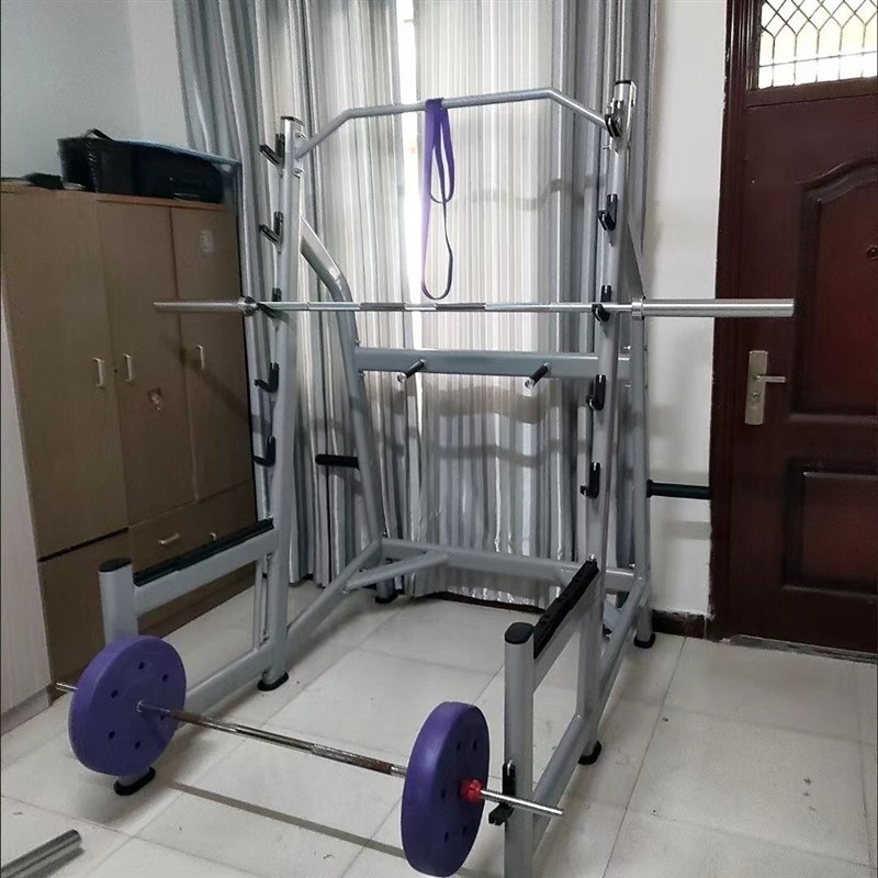 专业健身房自由深蹲架框式杠铃卧推架商用一体举重架家用龙门