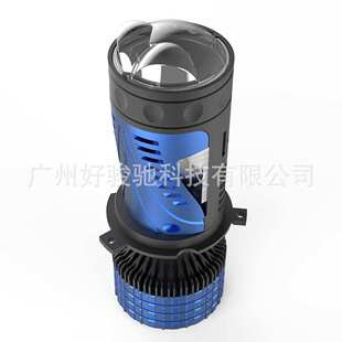 F90新款汽车LED大灯H4双直射透镜远近光灯高功率透镜电动车汽车