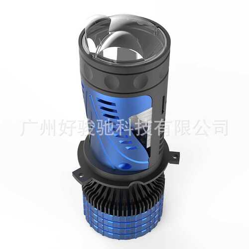 F90新款汽车LED大灯H4双直射透镜远近光灯高功率透镜电动车汽车