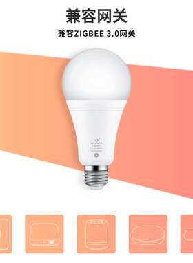 GLEDOPTO12W智能家居RGBCCT七彩球泡灯调光调色ZIGBEE3.0语音控制
