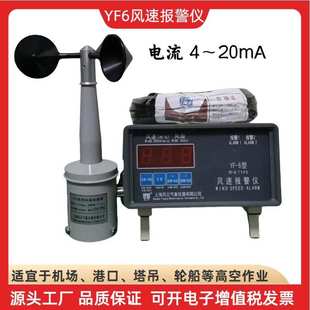 数显风速仪电源220V 头卸船机准用 24V 码 YF6风速报警仪