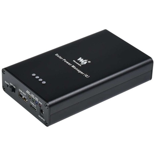 太阳能电源管理模块C型 TypeC充电7800mAh锂电池板载多种保护电路