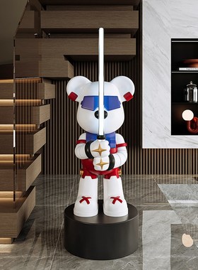 大型雕塑落地摆件客厅电视柜旁艺术品潮玩网红装饰品轻奢高档公仔