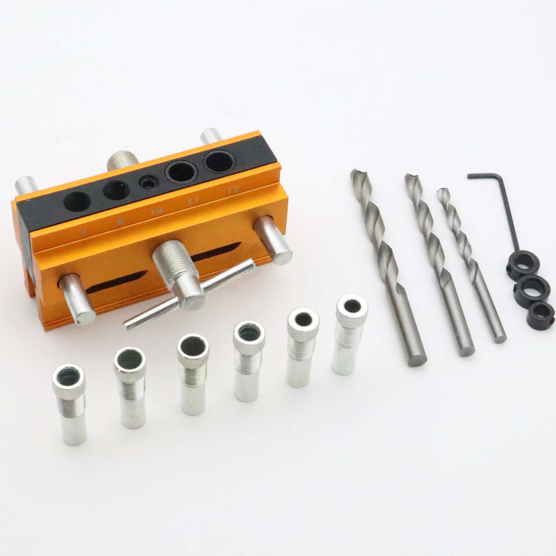 木工夹持钻孔工具直孔开孔器 层板托/反弹器/木榫中心定位开孔器
