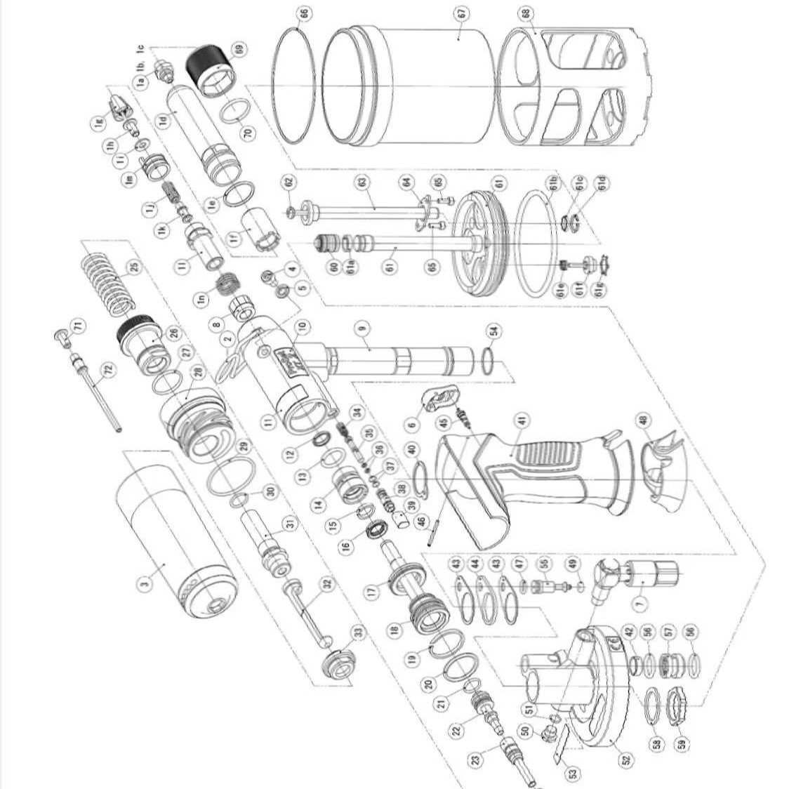 POP拉钉枪 铆钉枪 拉铆枪配件 PULLING HEAD TRM00165