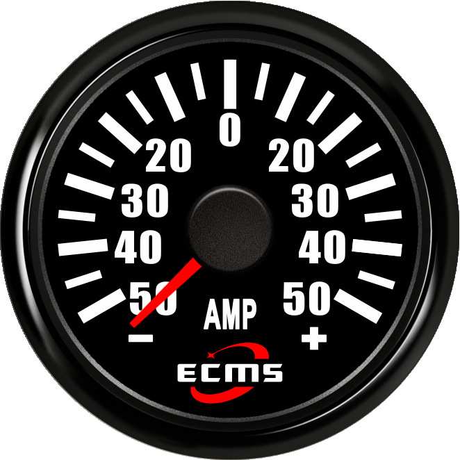 ECP工程机械设备车用船用船舶游艇指针电流表50A