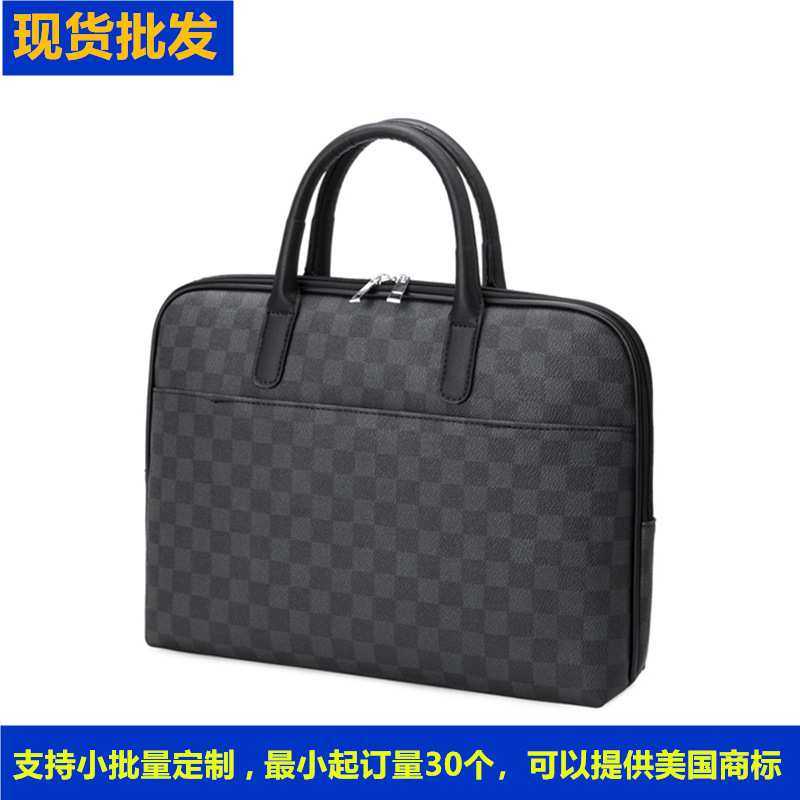 手提电脑包适应于13.3/14/15寸女单肩公文包A4文件包防水耐刮