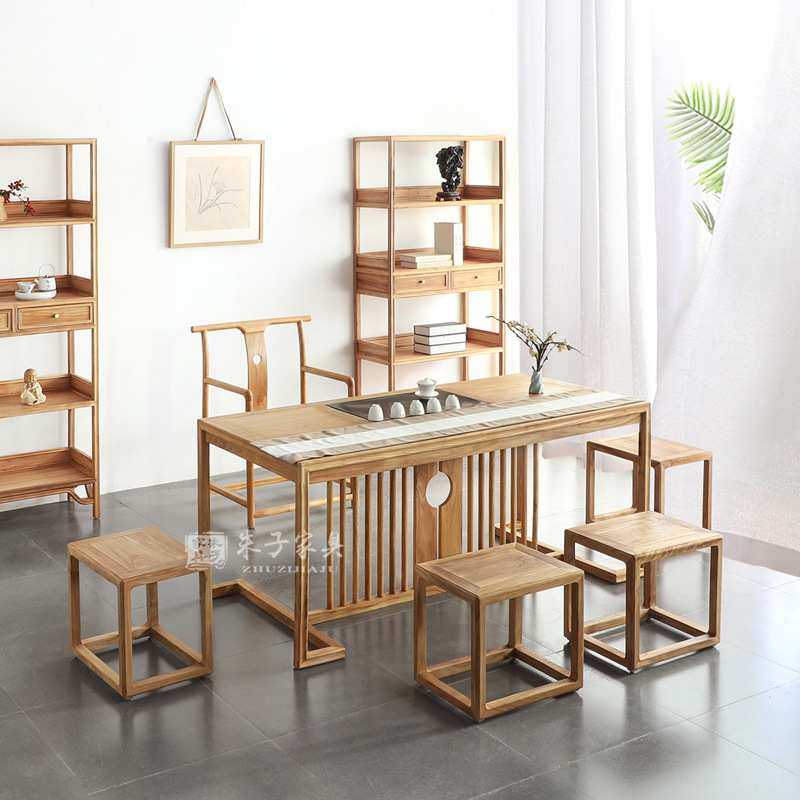 实木家具新中式茶桌椅组合榆木家用客厅禅意茶几办公室泡茶台椅子,模玩/动漫/周边/娃圈三坑/桌游,模型制作工具/辅料耗材,淘宝优惠券,粉丝福利购,淘宝优惠卷