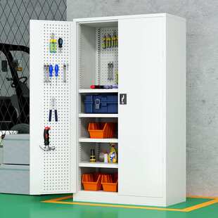 重型工具柜五金工具箱加厚铁皮柜带抽屉多功能双开门收纳柜零件柜