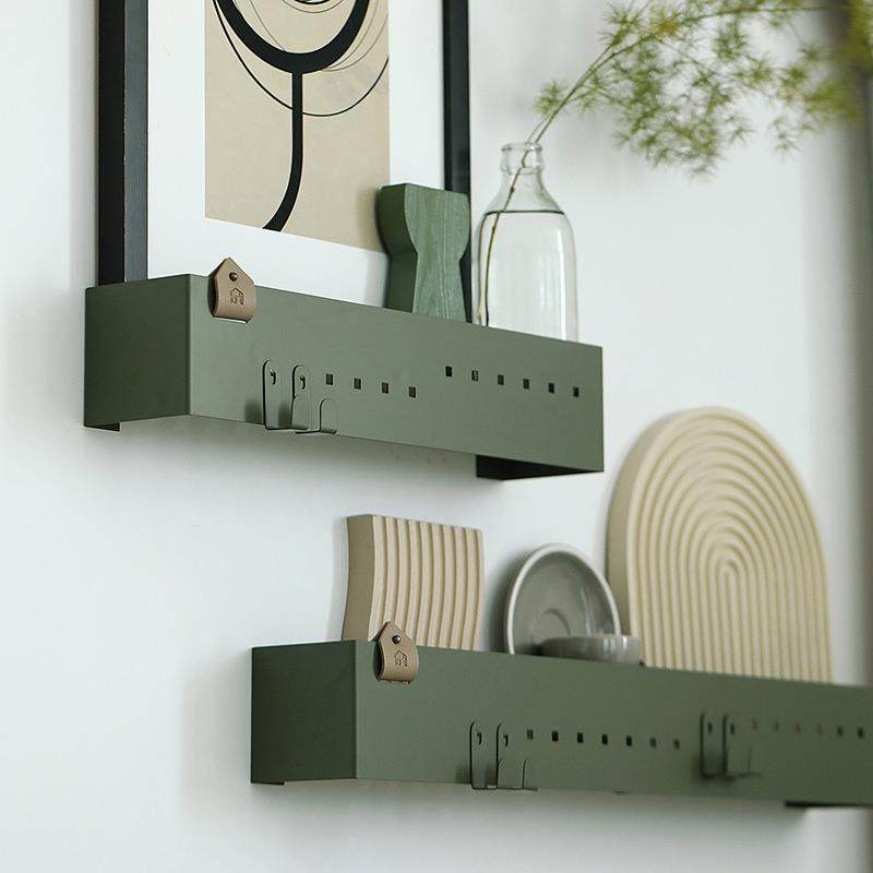 【折扣价】墨绿色墙上隔板创意软装装饰板收纳分层置物架铁艺杂物,鲜花速递/花卉仿真/绿植园艺,其它园艺用品,淘宝优惠券,粉丝福利购,淘宝优惠卷