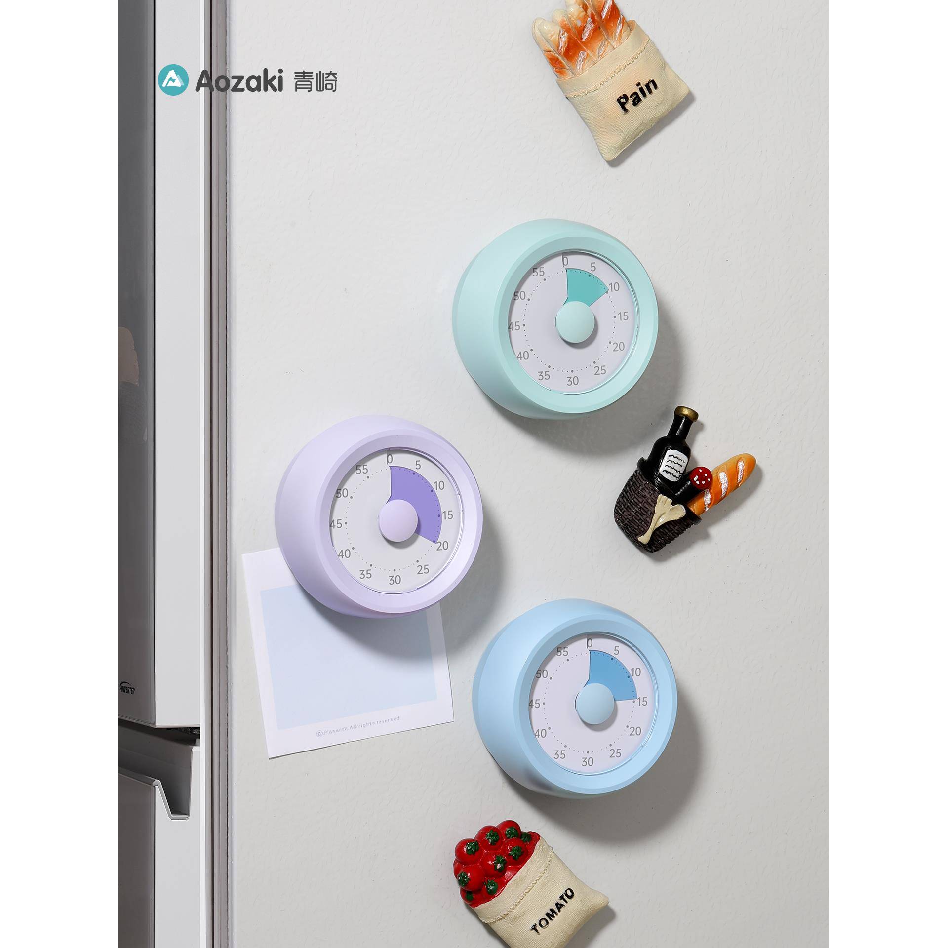 【折扣价】□厨房计时器可视化时间管理器烹饪长响铃提醒闹钟定时